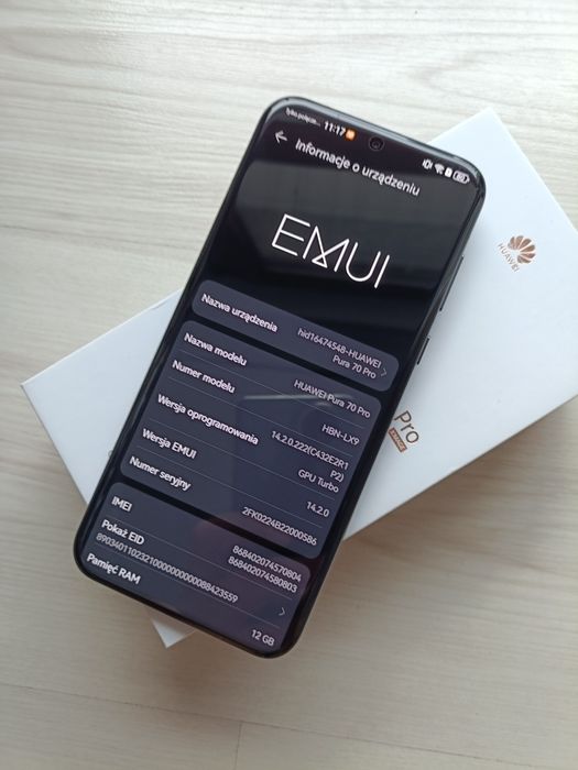 Huawei Pura 70 Pro 12/512 jak nowy