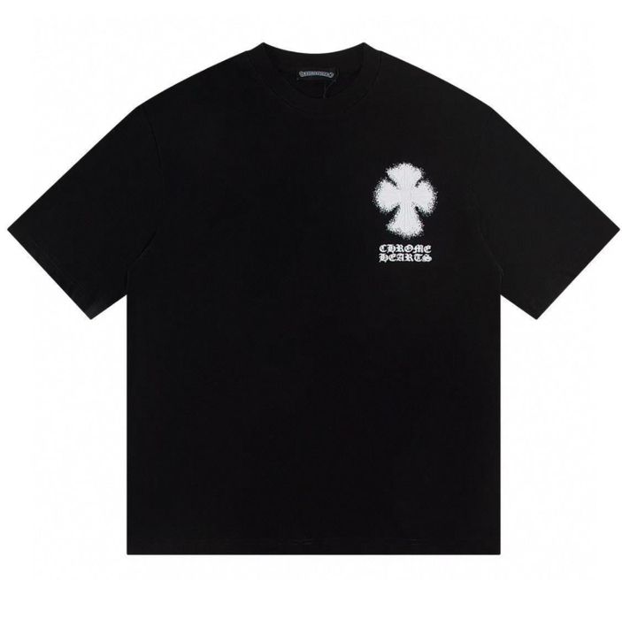 Футболки Chrome Hearts cross Logo унисекс Хром Хартс Новинка Лета