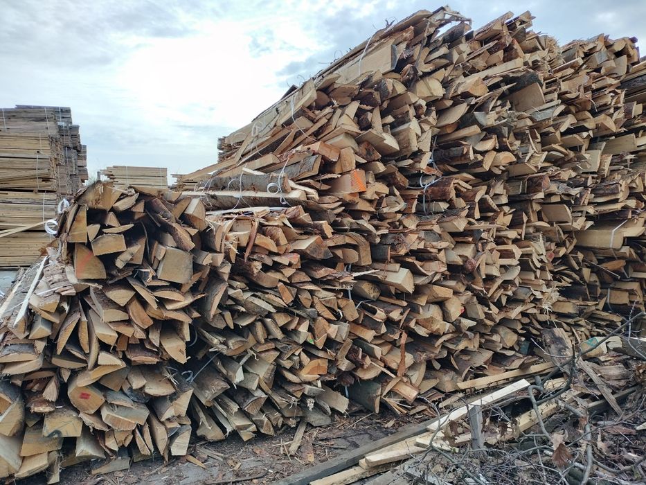 Drewno opałowe Okorki Duże Paczki ! Zrzyny z tartaku ! Transport !