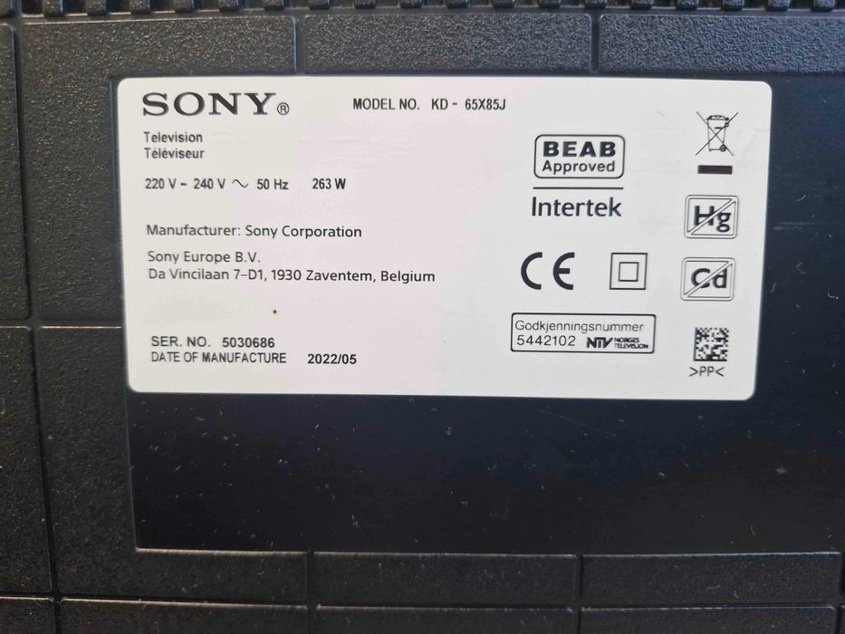 Telewizor Sony KD-65X85J BRAVIA 65 cali