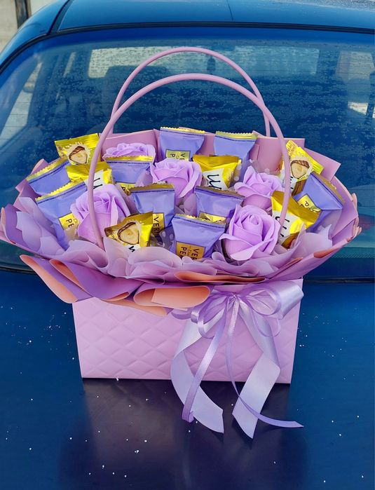 Солодкі букети,мильні,дитячі букети