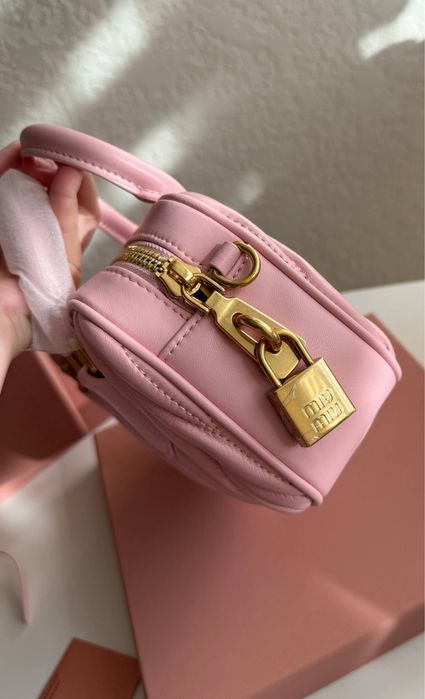 Сумка Miu Miu рожева люкс