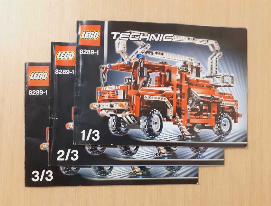 Manuais Lego Technic 8289-1 e 8289-2