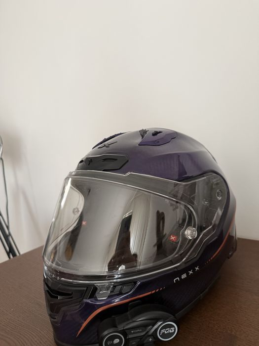 Capacete nex carbono