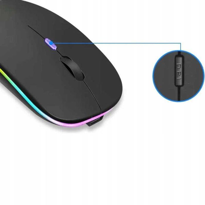 BEZPRZEWODOWA Mysz do laptopa komputera MACBOOK iMac pc tv telewizor