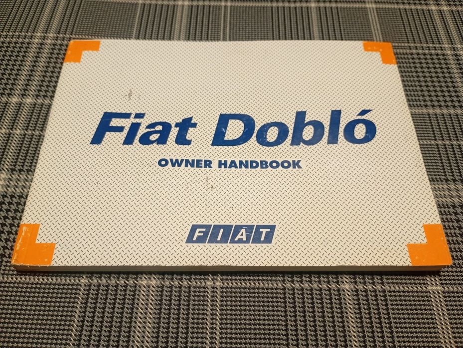 FIAT DOBLO 1 Instrukcja Obsługi Ksiazka 2002
