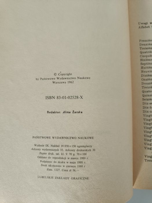 Język Francuski dla lektoratów