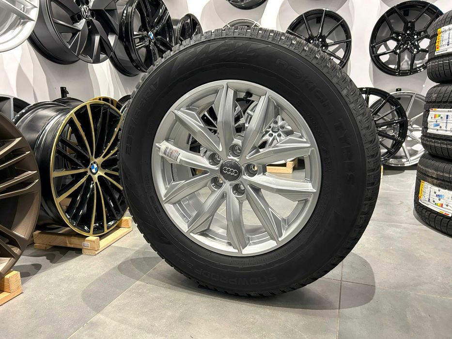 Oryginalne koła zimowe 17 5x112 Audi Q5 235/65r17 Nokian 2024r