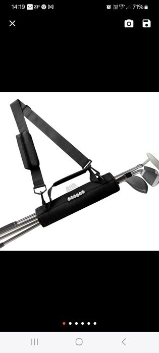 Mini torba golfowa na małe pole. Hit!