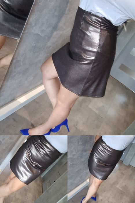 Spódnica imitacja skóry węża M 38 everyday wear
