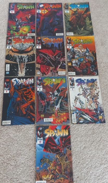 Conjunto de 10 Bds Spawn em PT