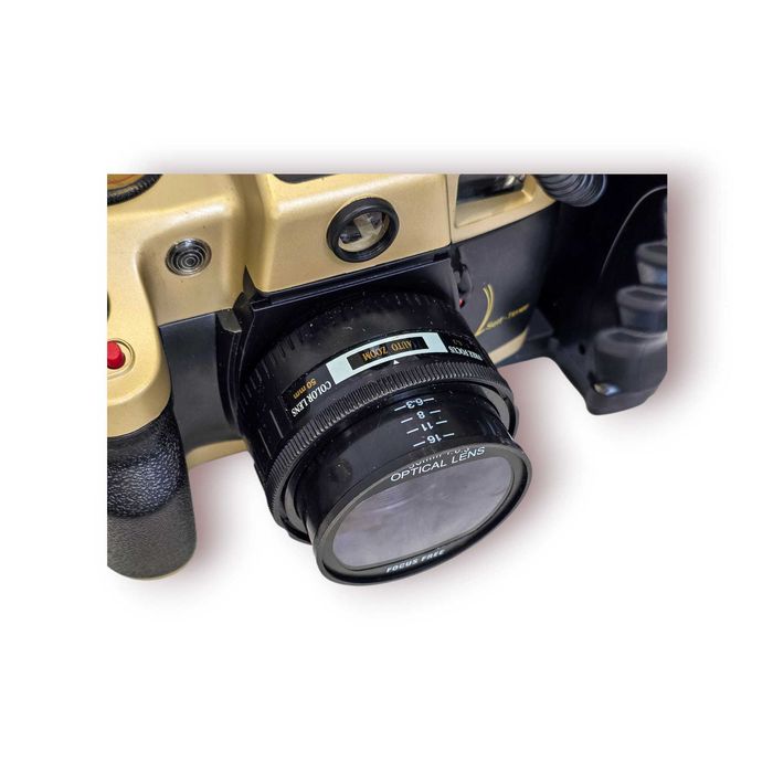 Máquina Fotográfica Olympia NK4040 Flash/Punho– Analógica 35mm Vintage