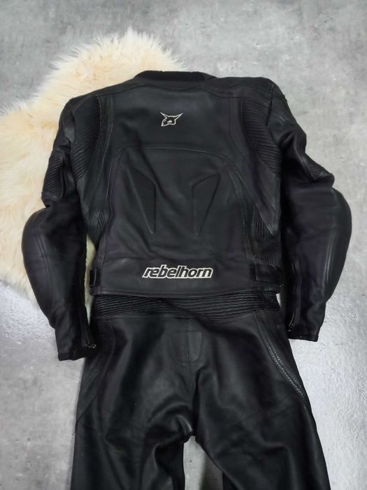 Kombinezon skórzany dwu częściowy motocyklowy REBELHORN roz S 351
