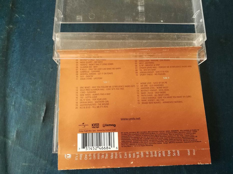 VARIOS - Kiss Smooth Grooves 2000	2XCASSETES ÁUDIO