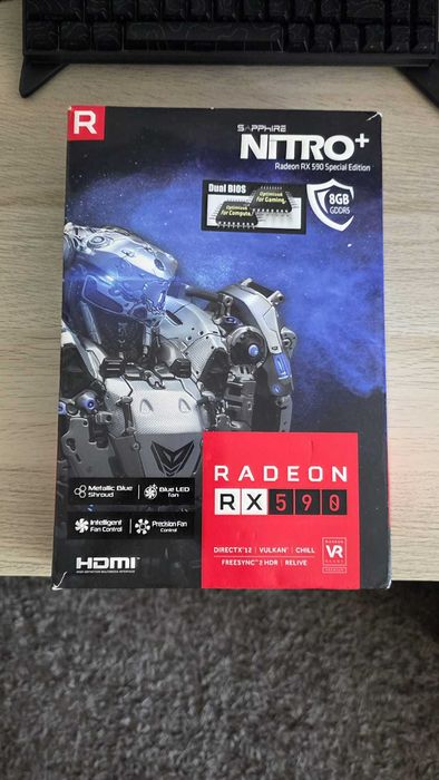 Placa gráfica Sapphire Nitro+ Radeon RX 590 Special edition 8GB