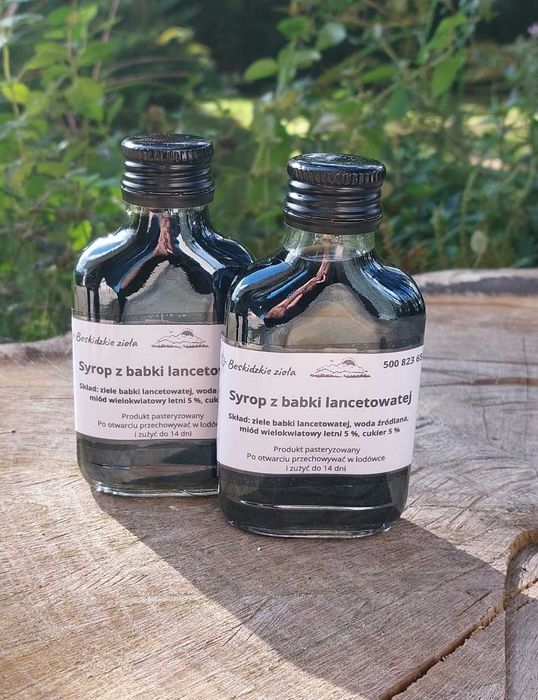 Babka lancetowata, Syrop 100ml, Beskidzkie zioła.