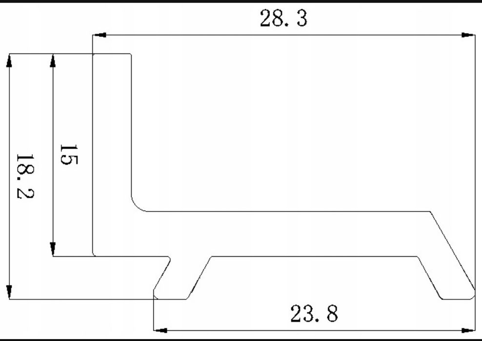 Klamra mocująca do drzwi przesuwnych HERKULES