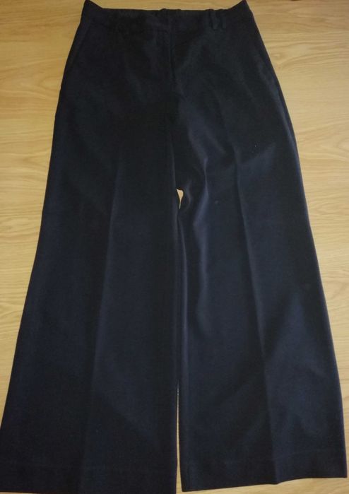 Calças Pretas Tecido H&M: Tam 40