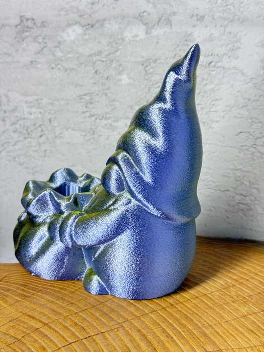 Duża figurka Gnoma z workiem, ozdoba, prezent, druk 3D, dekoracja