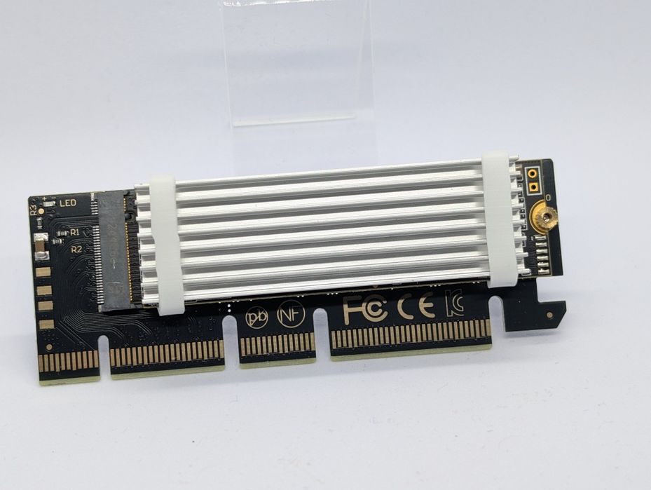 Zestaw adapter nvme na pcie + radiator Gdańsk Chełm z dzielnicą Gdańsk ...