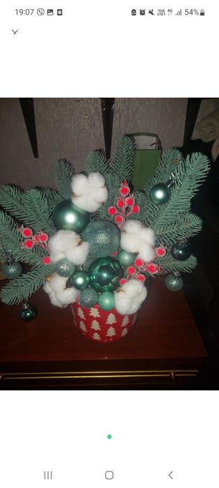 Букет  новогодний