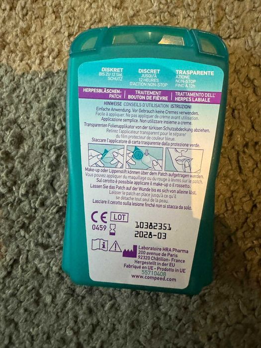 COMPEED dyskretne plastry na opryszczkę 15szt 08046(2)