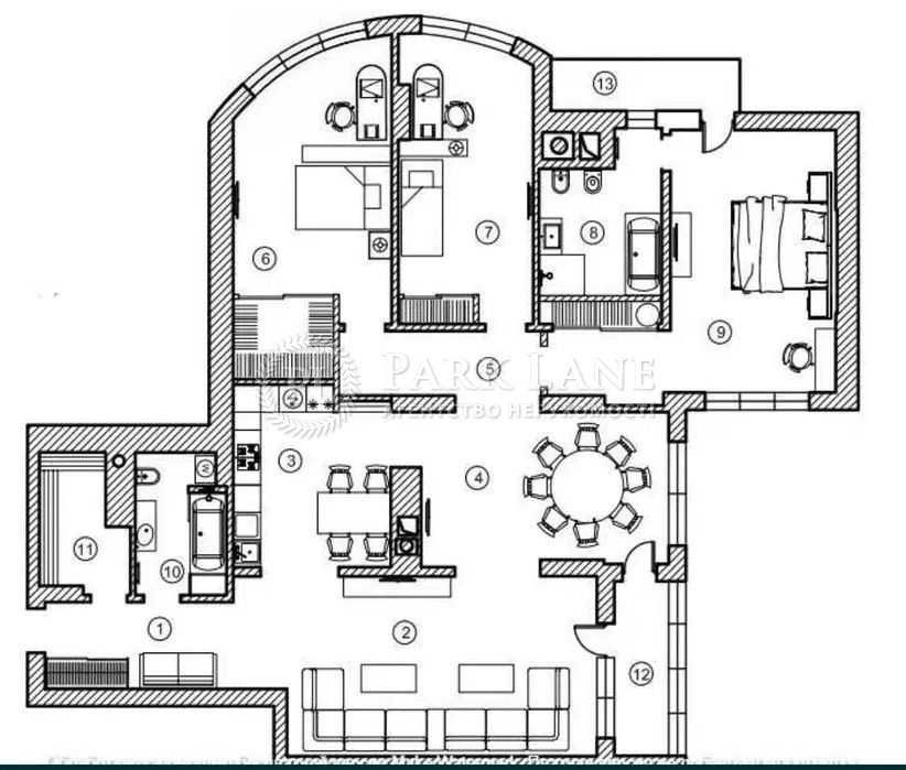 4+-rooms apartment apartment by the address (area 171 m²) - Atlanta.ua - photo 23