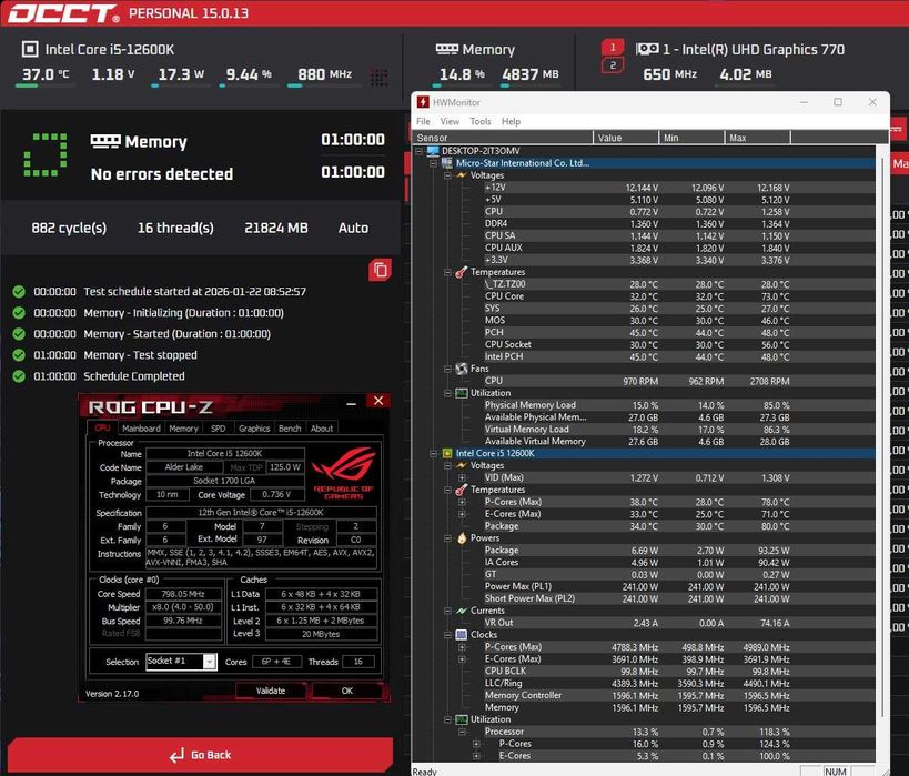 MSI Pro Z690-P DDR4 lga1700