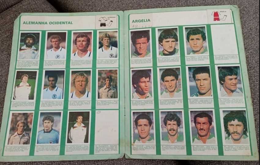 Caderneta Mundial Futebol Espanha 82