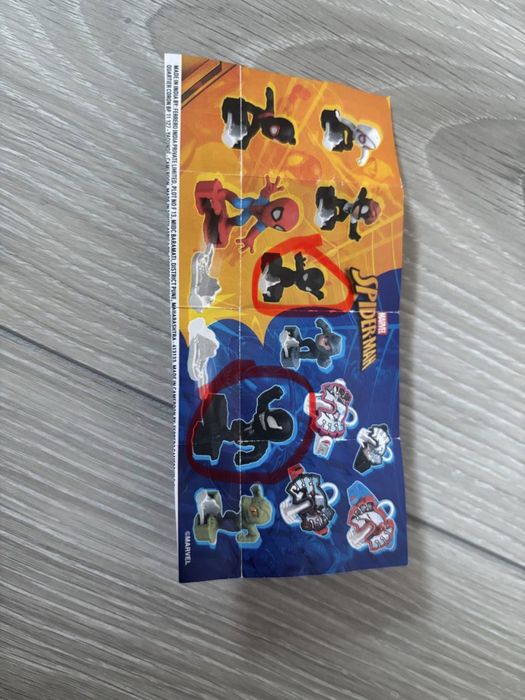 Фігурки kinder joy spider man обмін