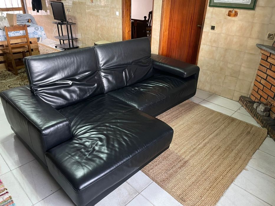 Sofá em Pele genuína