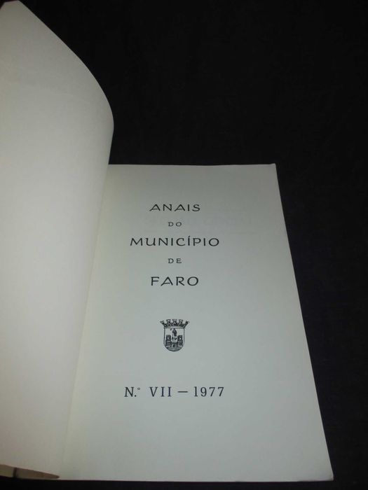 Livro Anais do Município de Faro 1977 Nº VII
