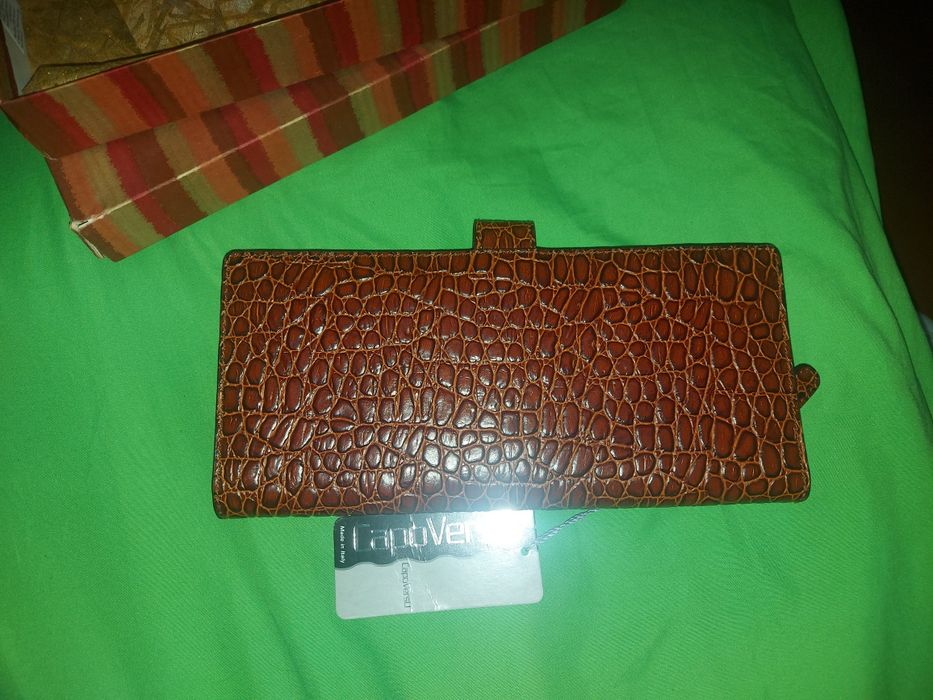 Шкіряна портмоне-візитниця