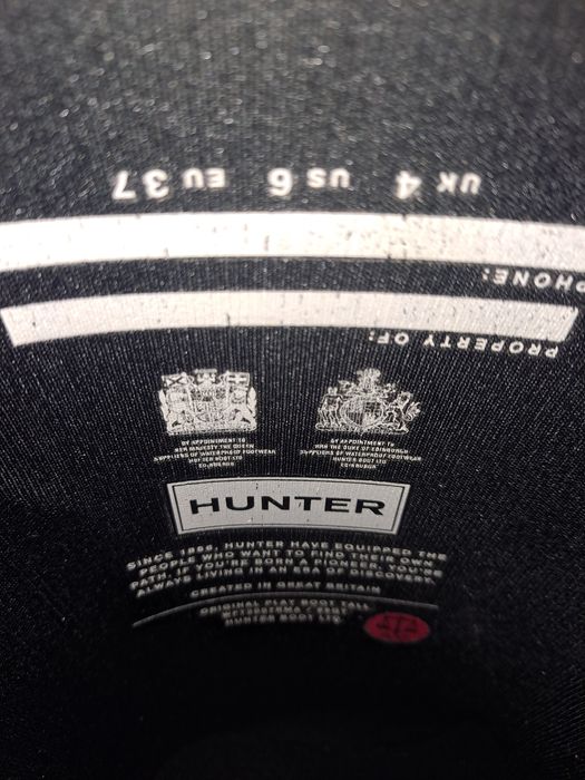 Galochas Hunter 37 NOVAS