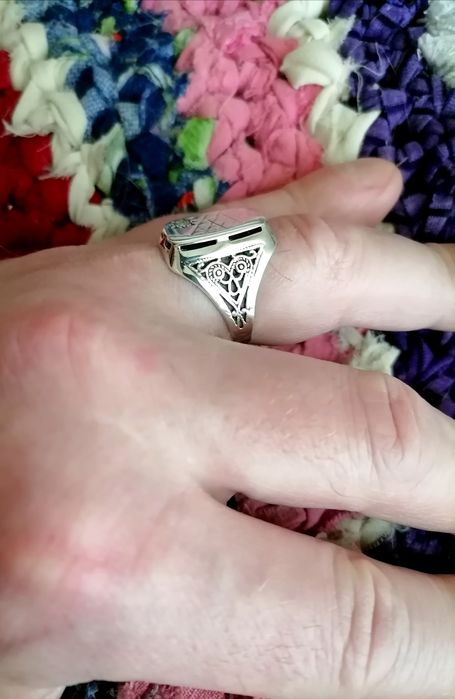 Серебряная печатка, кольцо, серебро
