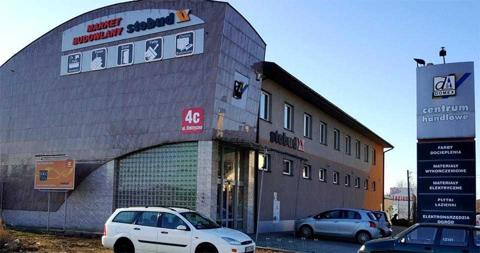 BUDYNEK HANDLOWY 355 m² + Namiot 100 m²