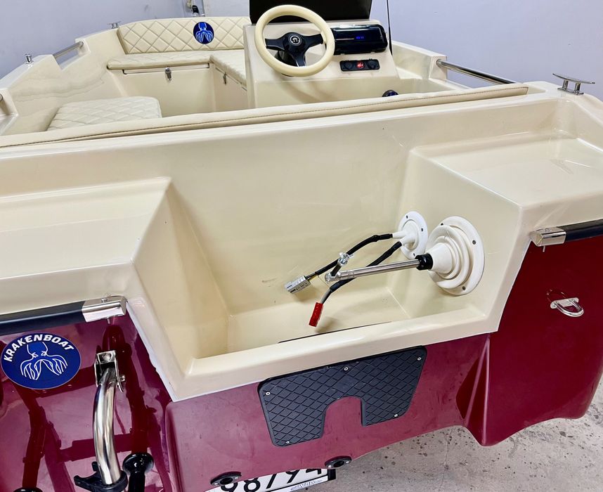 Nowa Łódź Łódka Motorowa Motorówka Rekreacyjna KRAKEN 380 OPEN RATY