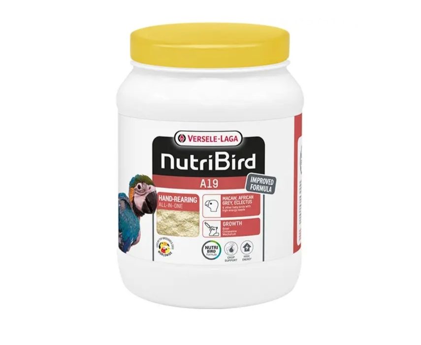 Nutribird A21, Nutribird A19, суміш для вигодовування папуг, пташенят