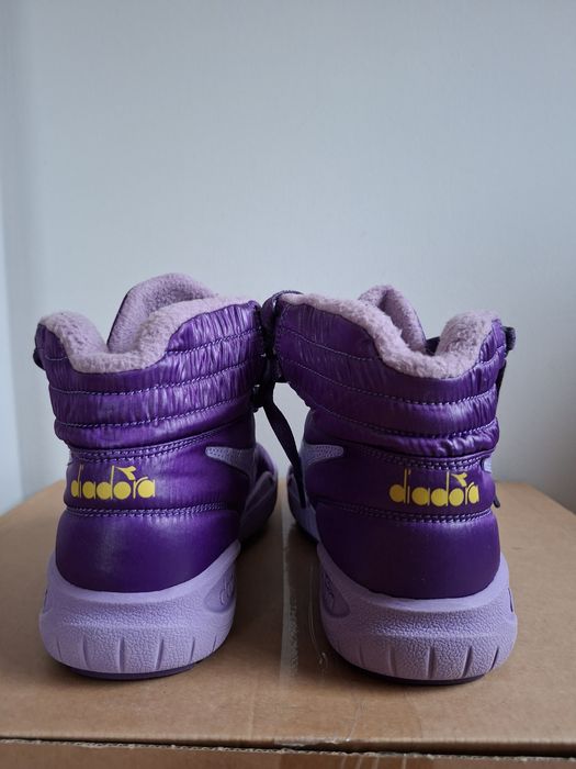 Diadora śniegowce fioletowe oryginalne unikat