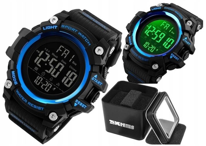 Zegarek Wodoodporny Cyfrowy Chrono