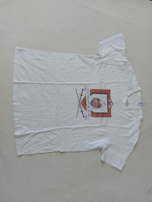 Biały T-shirt bawełniany koszulka Triathlon Malbork Finisher JHK XL