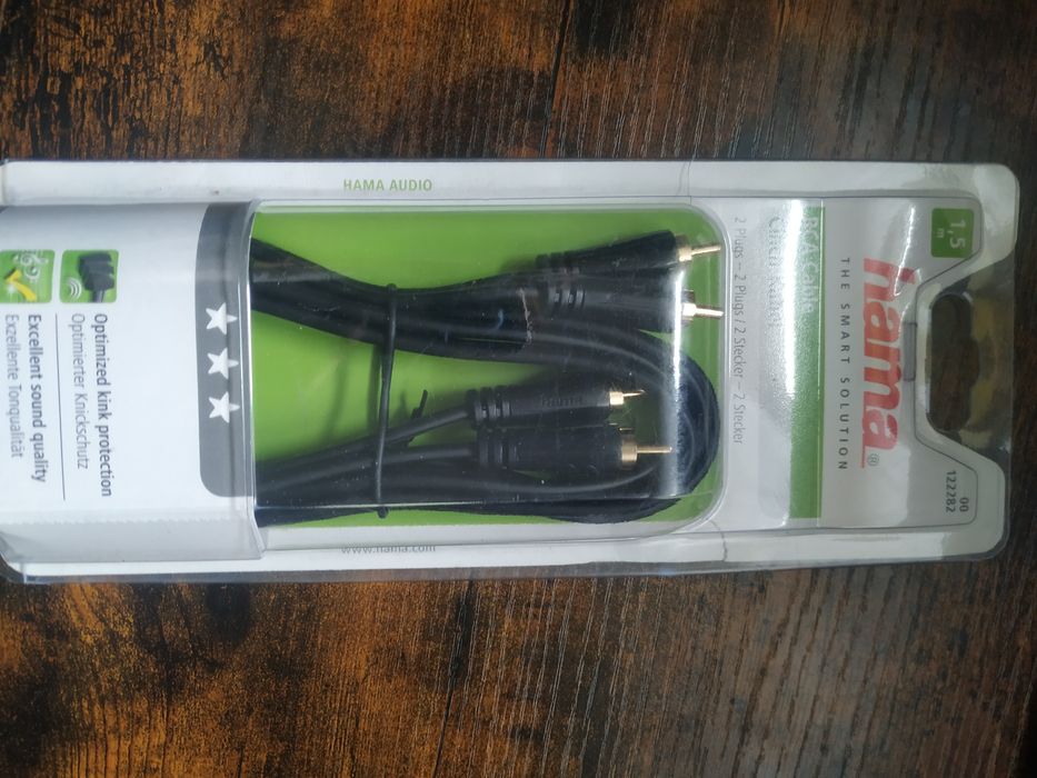 Kabel RCA 1,5 Hama