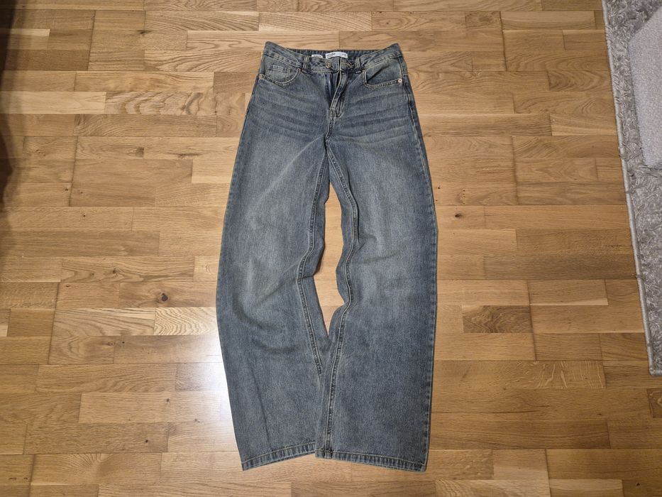 Damskie ciemno niebieskie dżinsy House 32