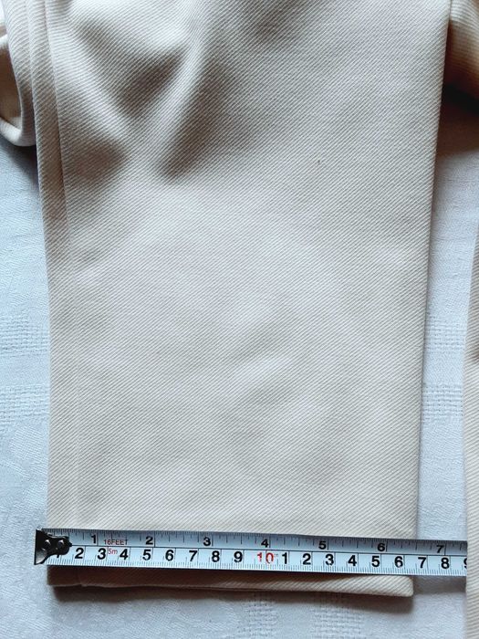 M L 38 40 Imperial włoski komplet garnitur damski śmietankowy lato