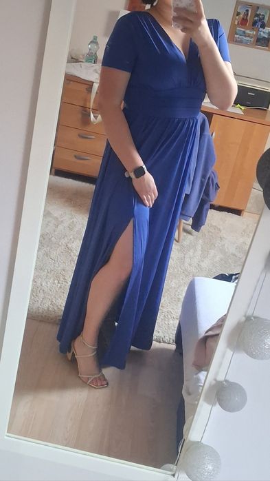 Sukienka granatowa renee na wesele