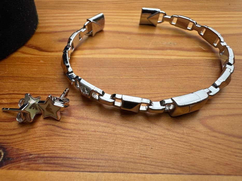 Оригинальный браслет Michael Kors и серьги Armani Серебро 925