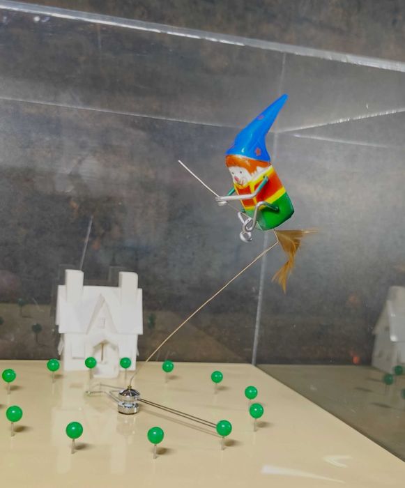 Zegar JECO, Action Art, Maison Lorenz,  Lata 80, unikat kolekcjonerski