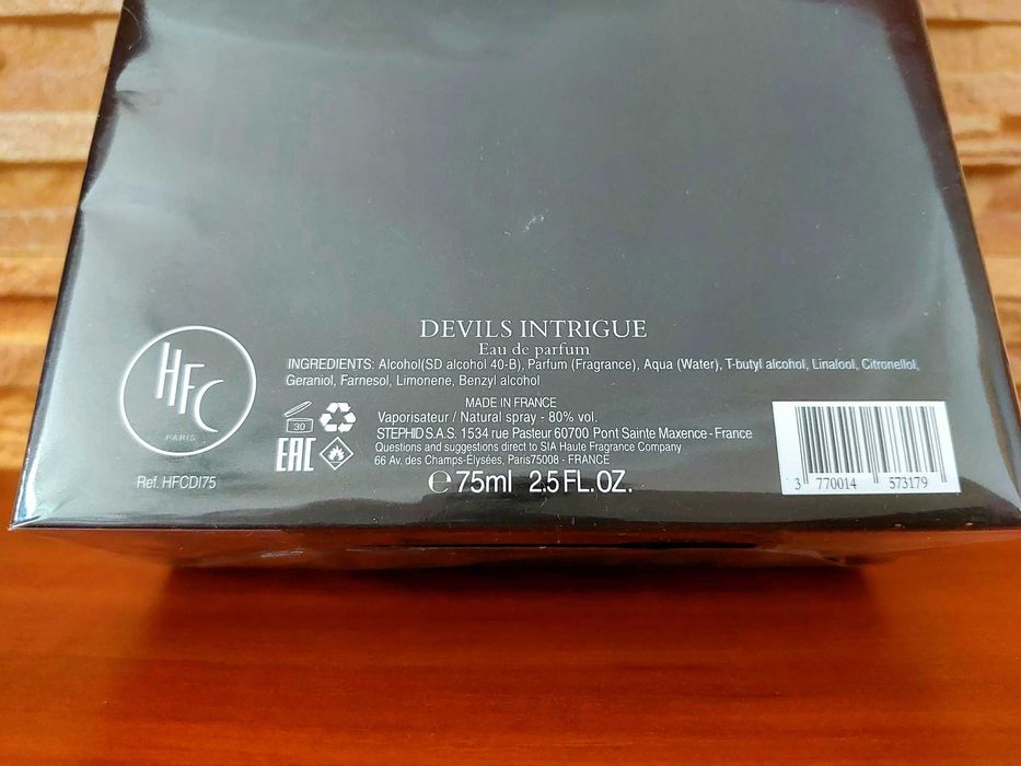 Haute Fragrance Company Devil's Intrigue HFC 75ml оригінал