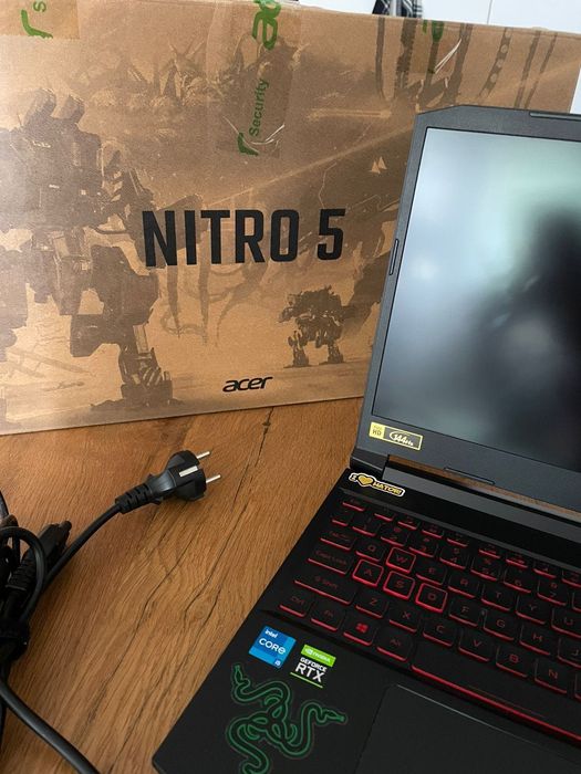 Laptop Acer Nitro 5 rtx3050ti ssd m2 512gb i5 11400h