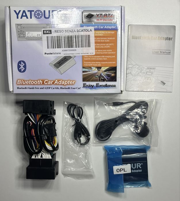 Adapter Bluetooth Yatour BTA-OPL Opel Aux USB Hands Free
